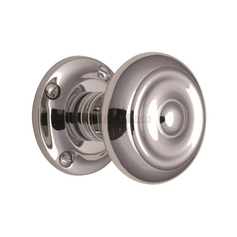 Aylesbury Door Knob on Rose - V872-PC