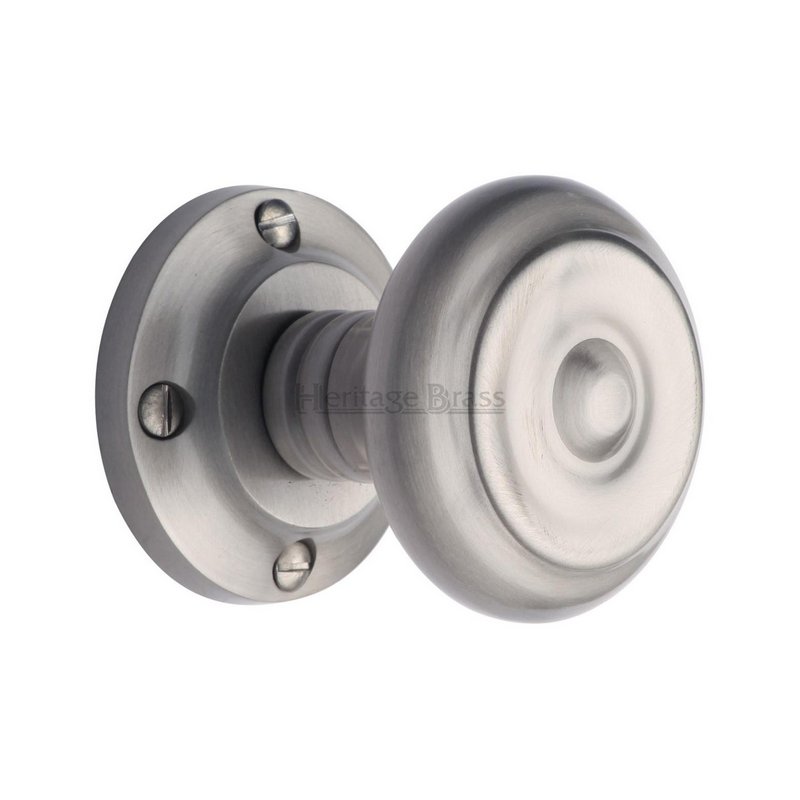 Aylesbury Door Knob on Rose - V872-SC