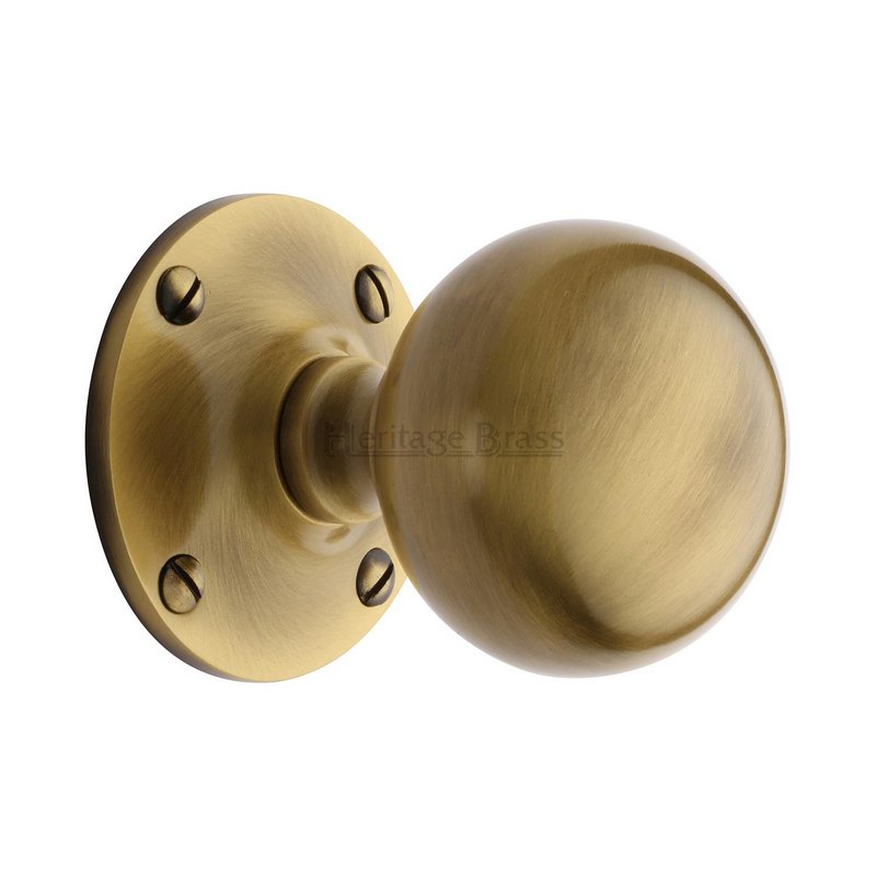 Westminster Door Knob on Rose - WES970-AT