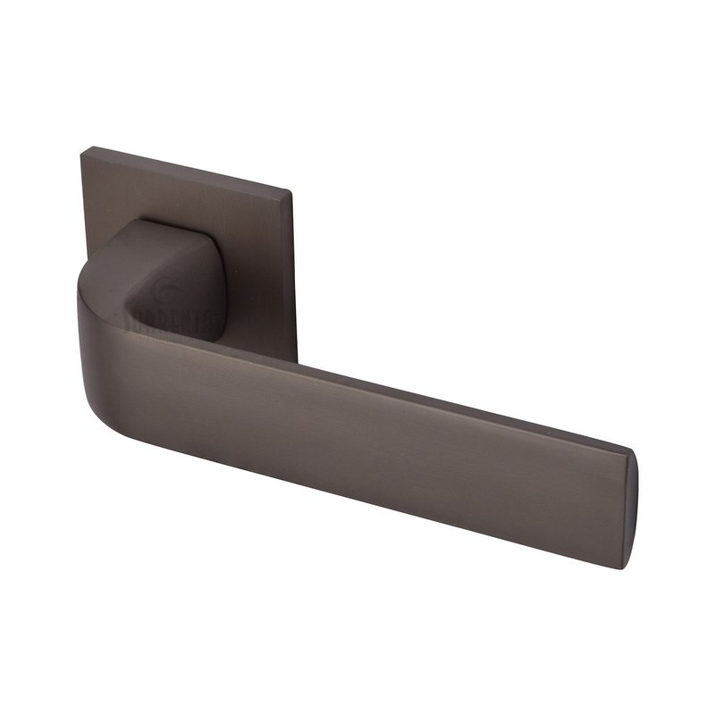 Lisbon Door Handle on Square Rose - 5M-2732-Q-141