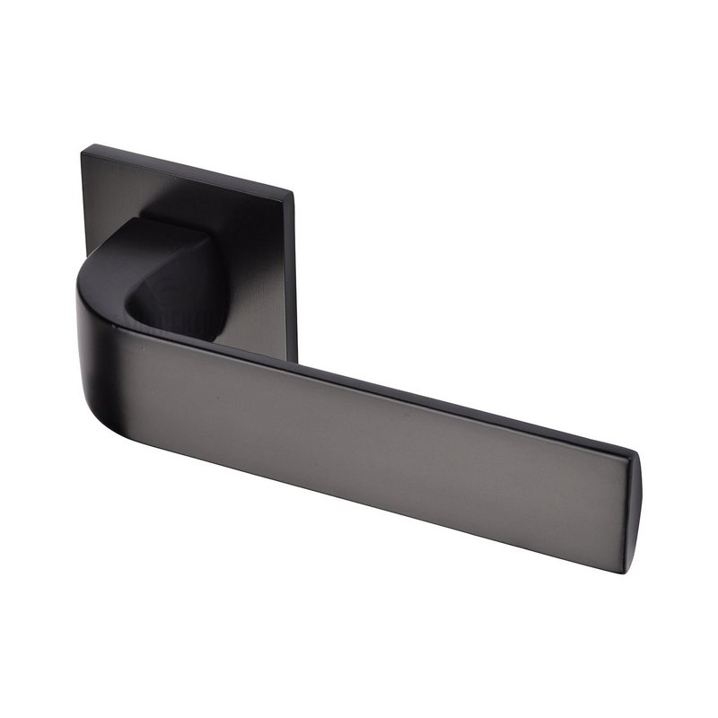 Lisbon Door Handle on Square Rose - 5M-2732-Q-153