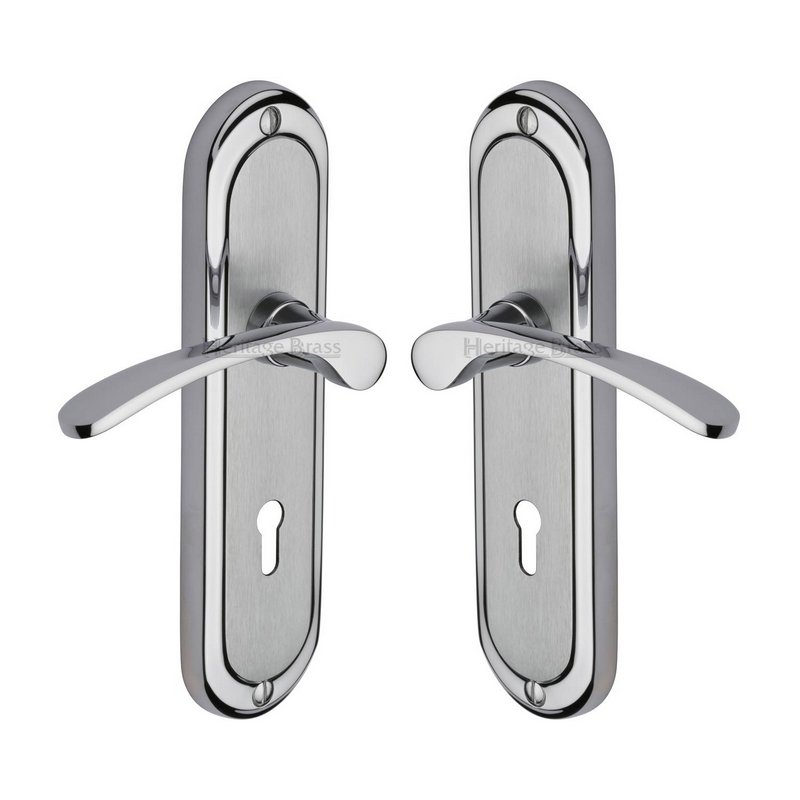 Ambassador Door Handle on Plate - AMB6200-AP