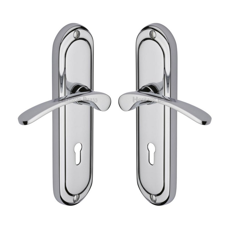 Ambassador Door Handle on Plate - AMB6200-PC