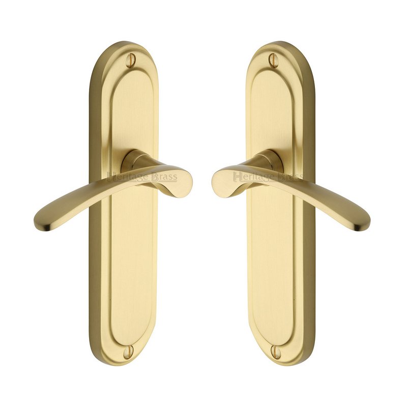 Ambassador Door Handle on Plate - AMB6210-SB