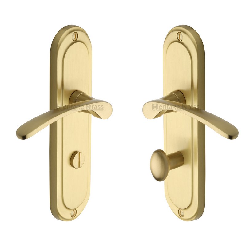 Ambassador Door Handle on Plate - AMB6230-SB