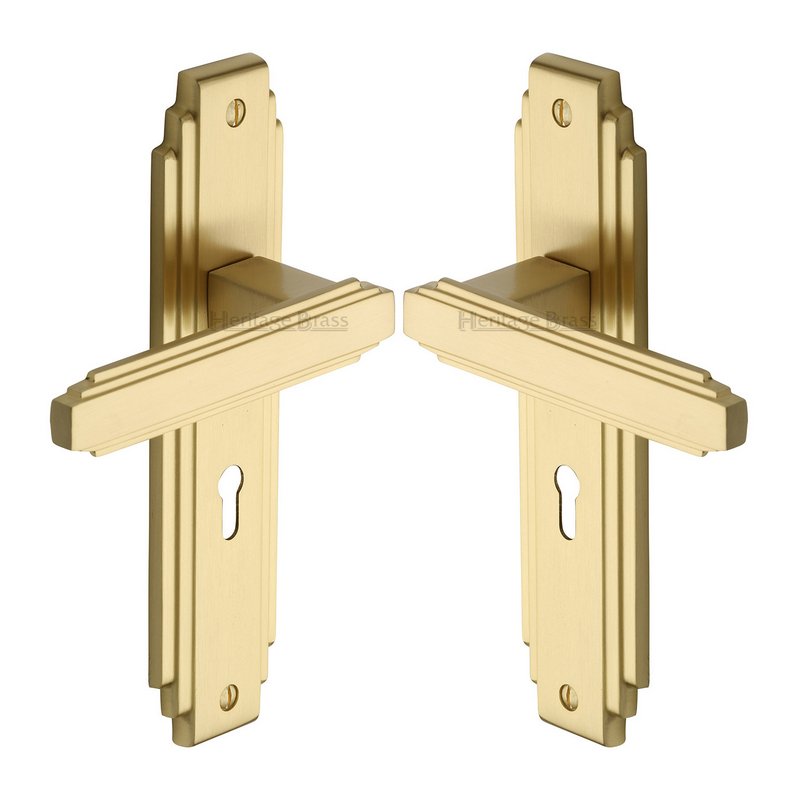Astoria Door Handle on Plate - AST5900-SB