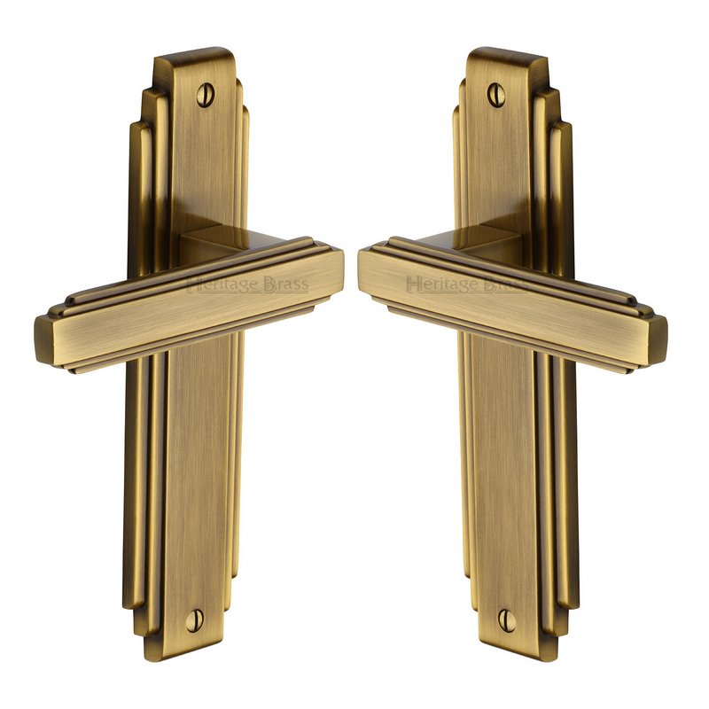 Astoria Door Handle on Plate - AST5910-AT