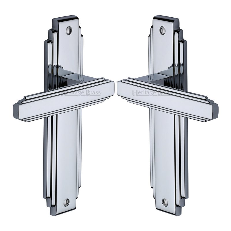 Astoria Door Handle on Plate - AST5910-PC