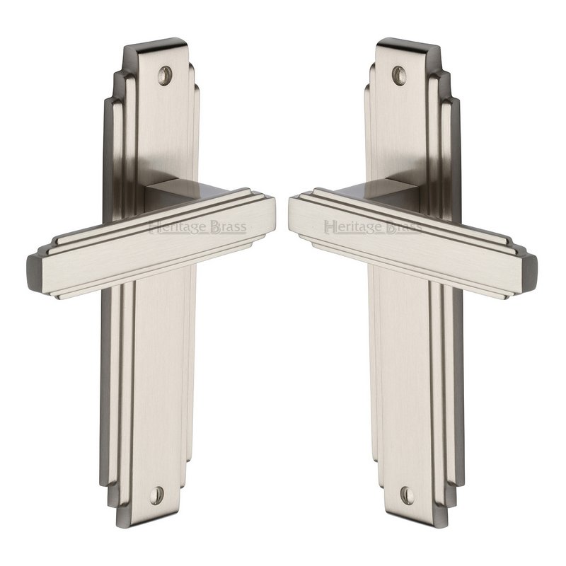 Astoria Door Handle on Plate - AST5910-SN