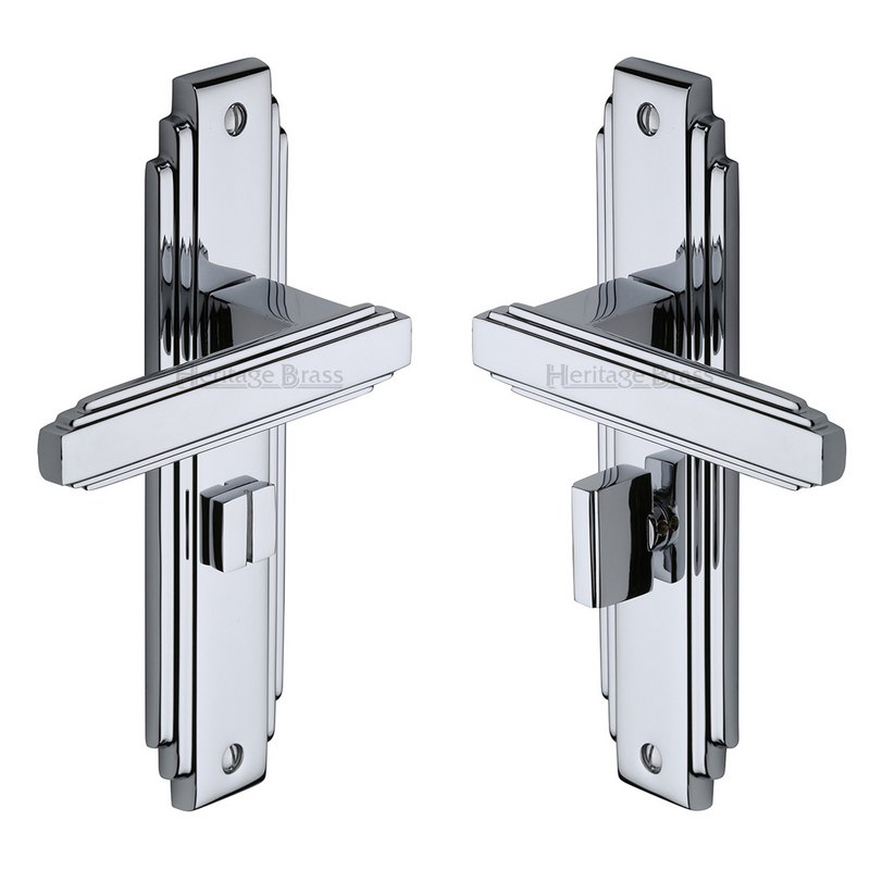Astoria Door Handle on Plate - AST5930-PC