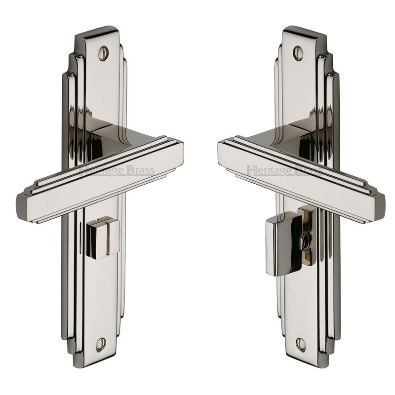 Astoria Door Handle on Plate - AST5930-PNF
