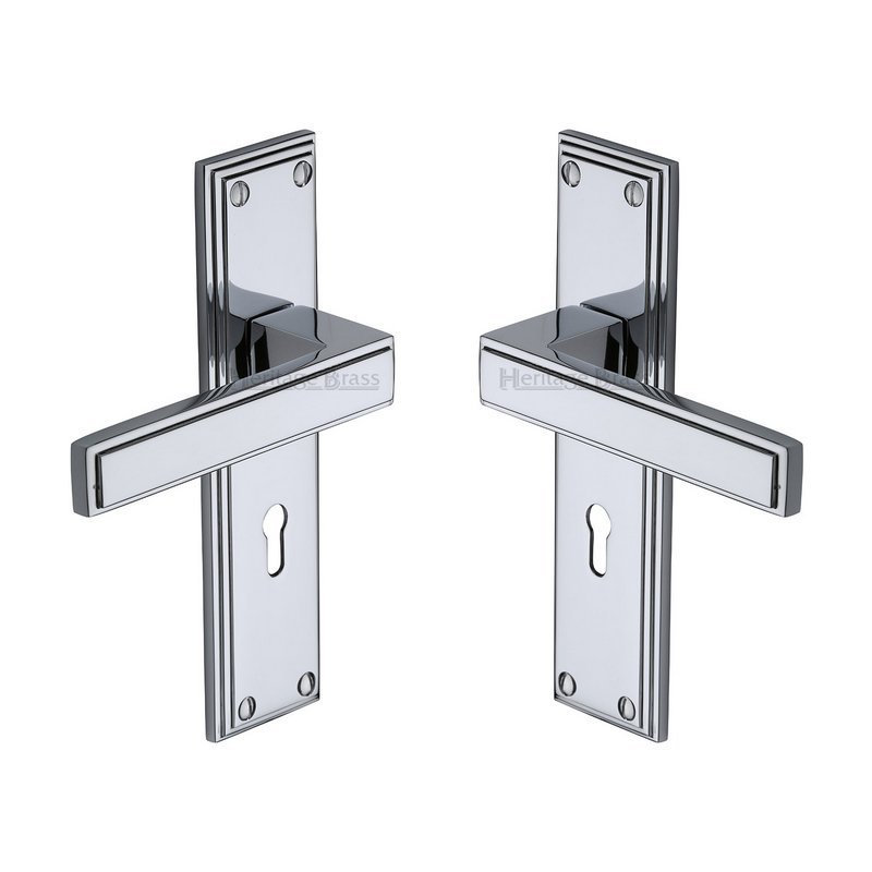 Atlantis Door Handle on Plate - ATL5700-PC