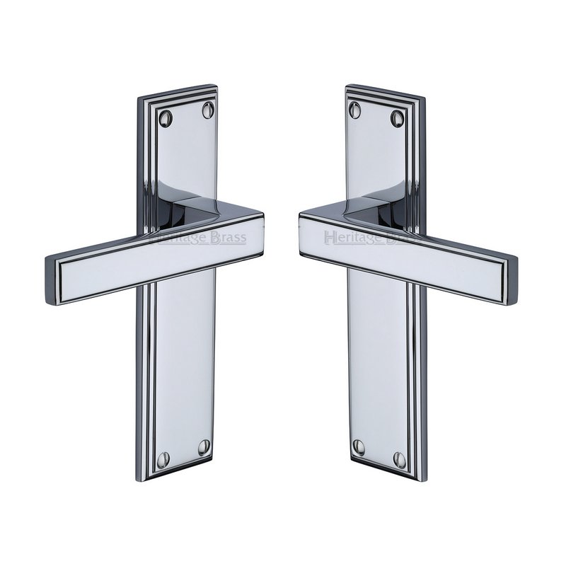 Atlantis Door Handle on Plate - ATL5710-PC