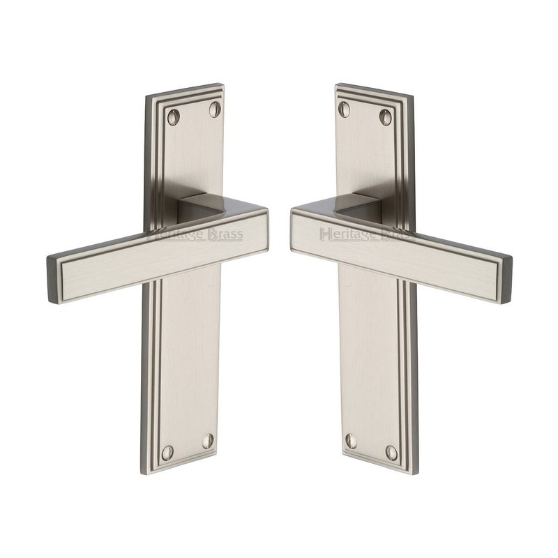 Atlantis Door Handle on Plate - ATL5710-SN