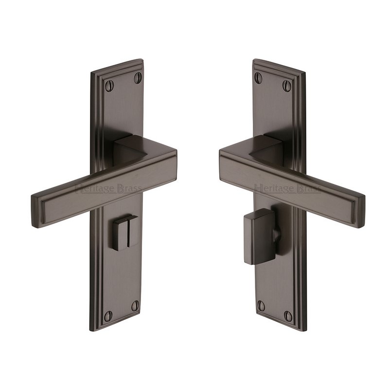 Atlantis Door Handle on Plate - ATL5730-MB