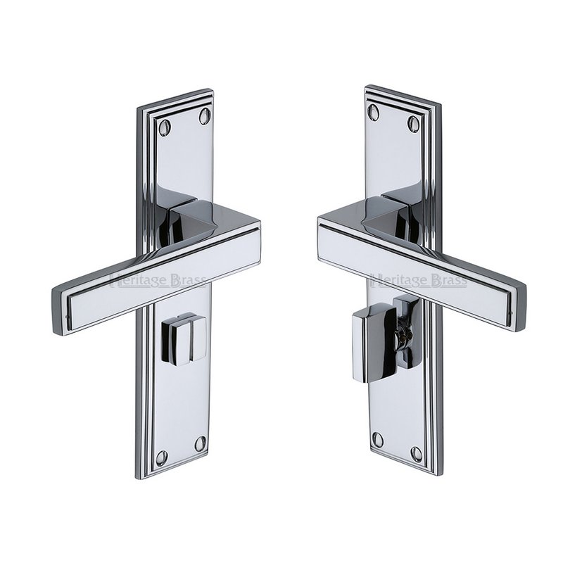 Atlantis Door Handle on Plate - ATL5730-PC