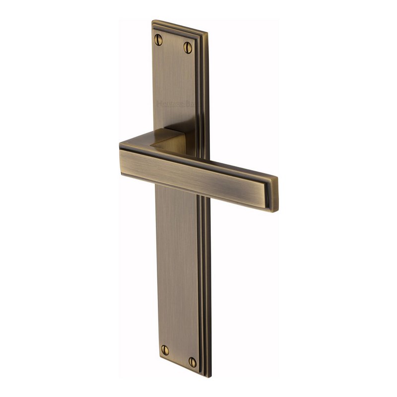 Atlantis Long Door Handle on Plate - ATL6710-AT