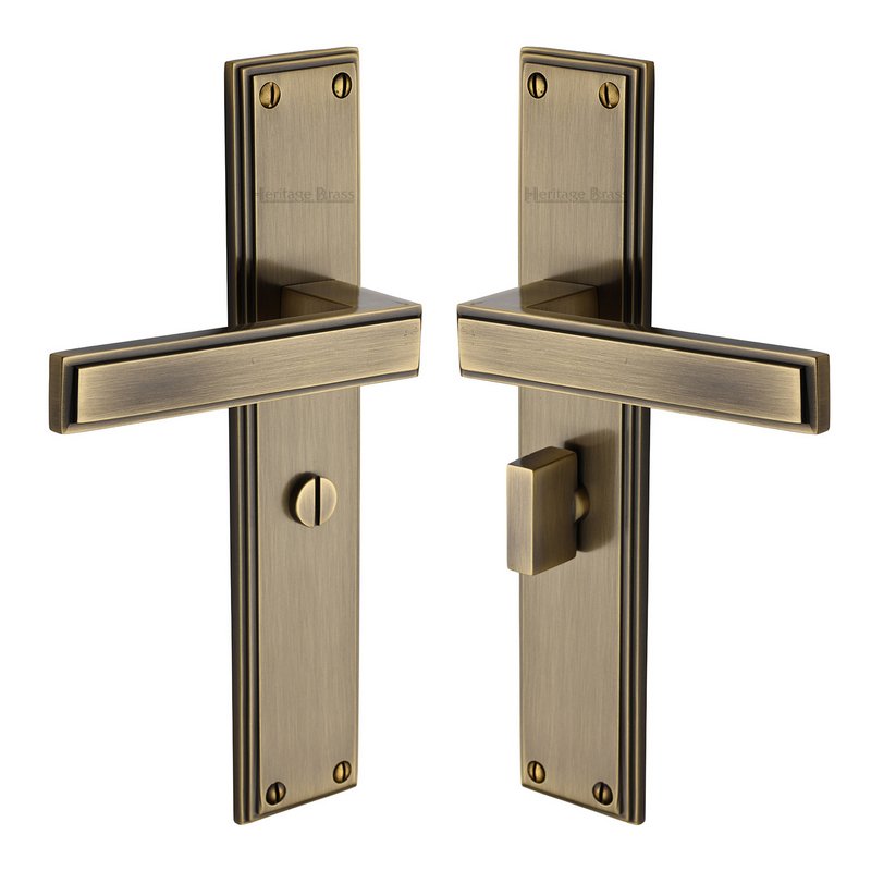 Atlantis Long Door Handle on Plate - ATL6730-AT