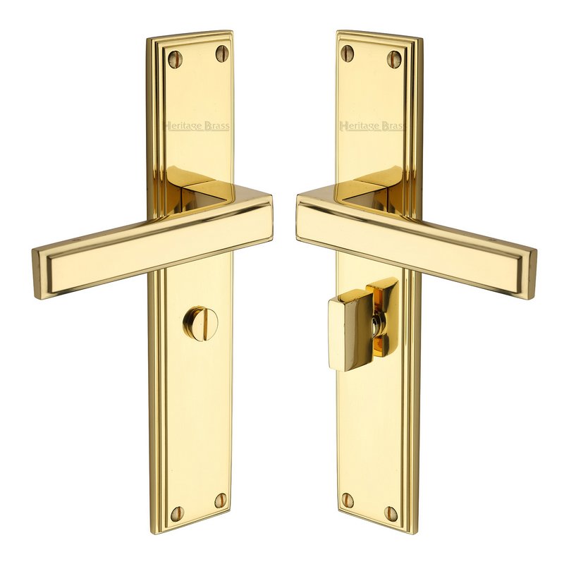 Atlantis Long Door Handle on Plate - ATL6730-PB