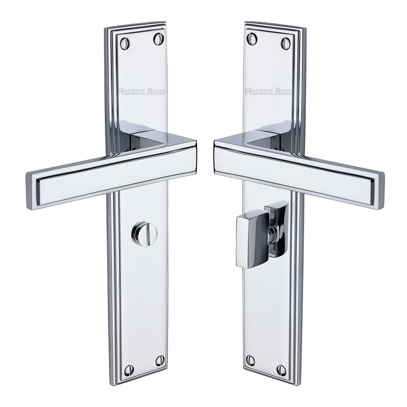 Atlantis Long Door Handle on Plate - ATL6730-PC