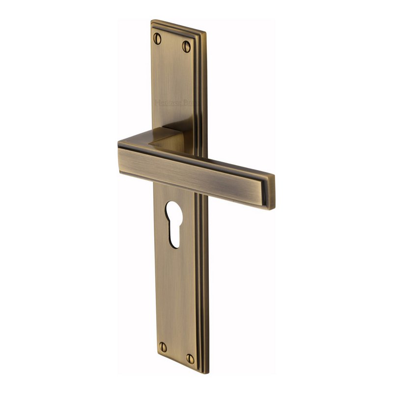 Atlantis Long Door Handle on Plate - ATL6748-AT