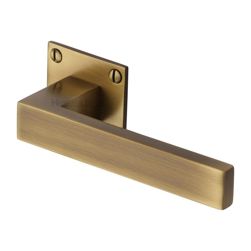 Delta BH Door Handle on Square Rose - BAU1928-AT