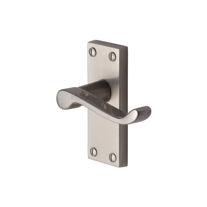 Builders' Range Door Handle on Plate - BUI400-SN