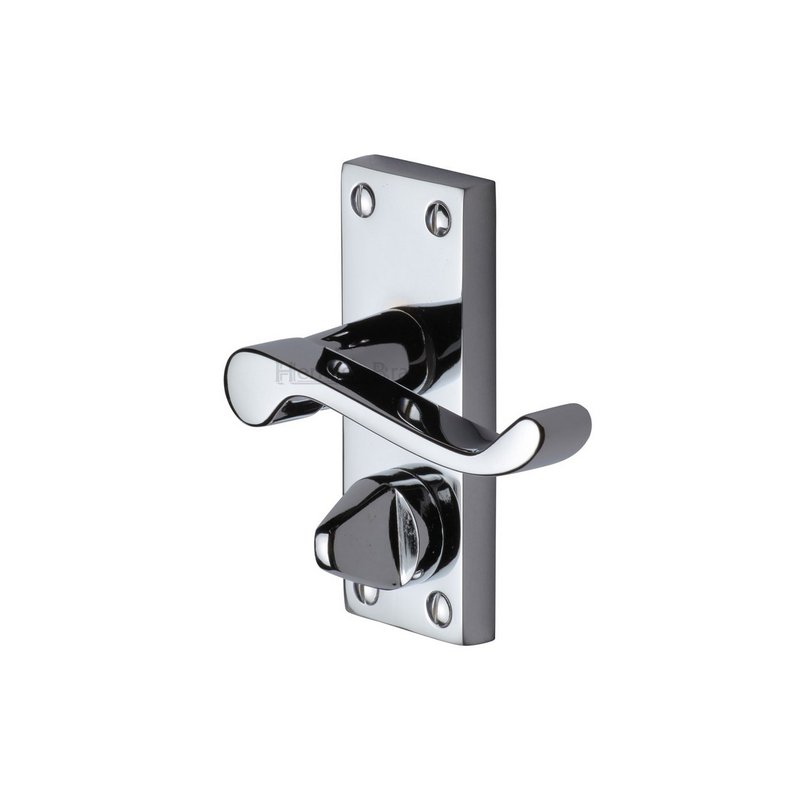 Builders' Range Door Handle on Plate - BUI425-PC