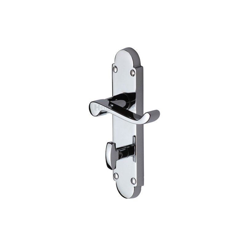 Builders' Range Door Handle on Plate - BUI520-PC