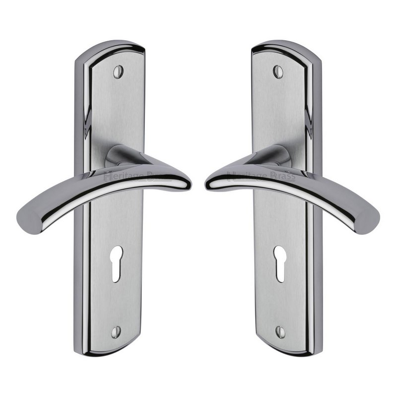Centaur Door Handle on Plate - CEN1000-AP