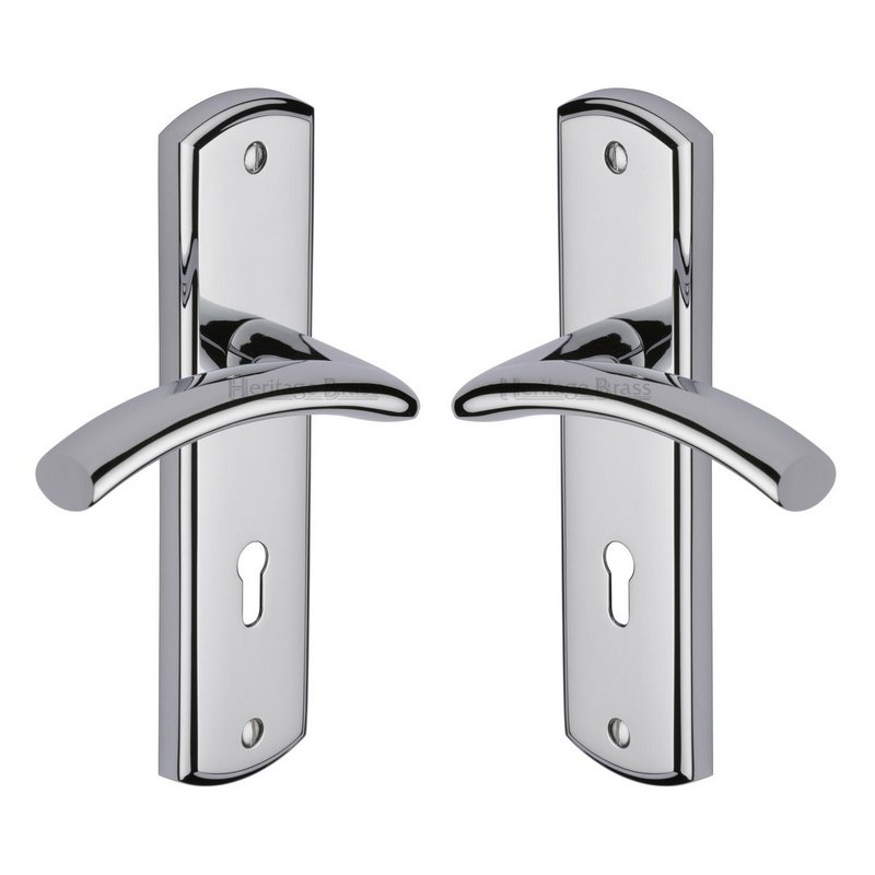Centaur Door Handle on Plate - CEN1000-PC