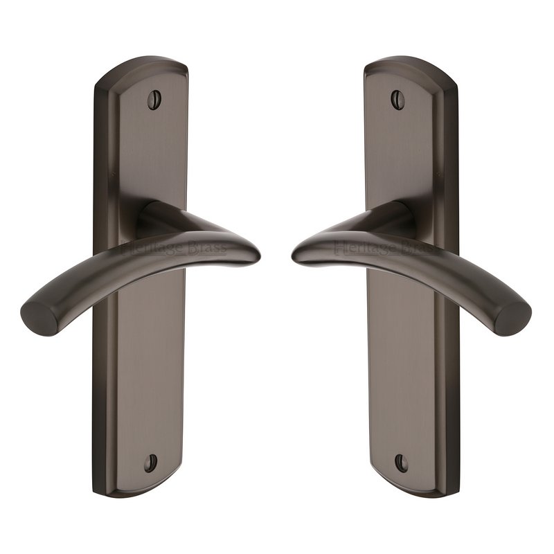 Centaur Door Handle on Plate - CEN1010-MB