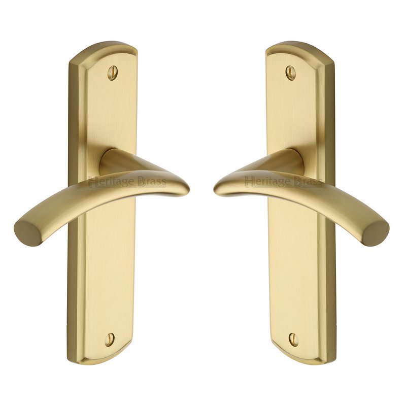 Centaur Door Handle on Plate - CEN1010-SB
