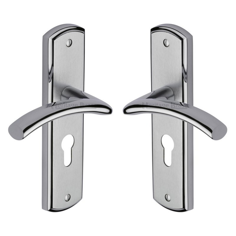 Centaur Door Handle on Plate - CEN1048-AP