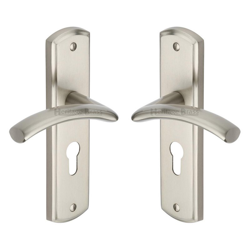 Centaur Door Handle on Plate - CEN1048-SN