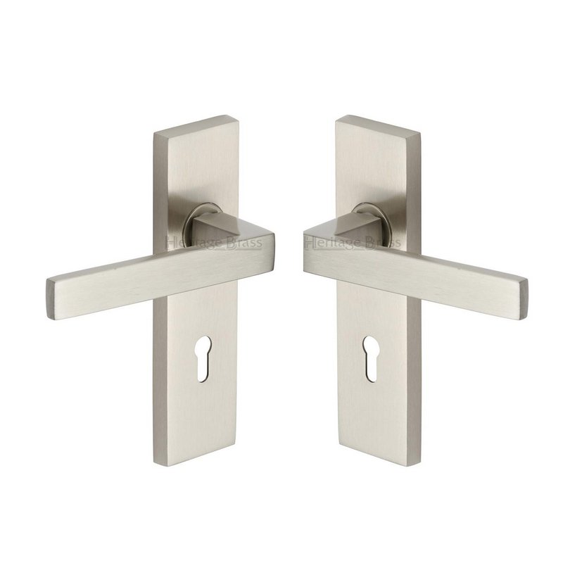 Delta Door Handle on Plate - DEL6000-SN