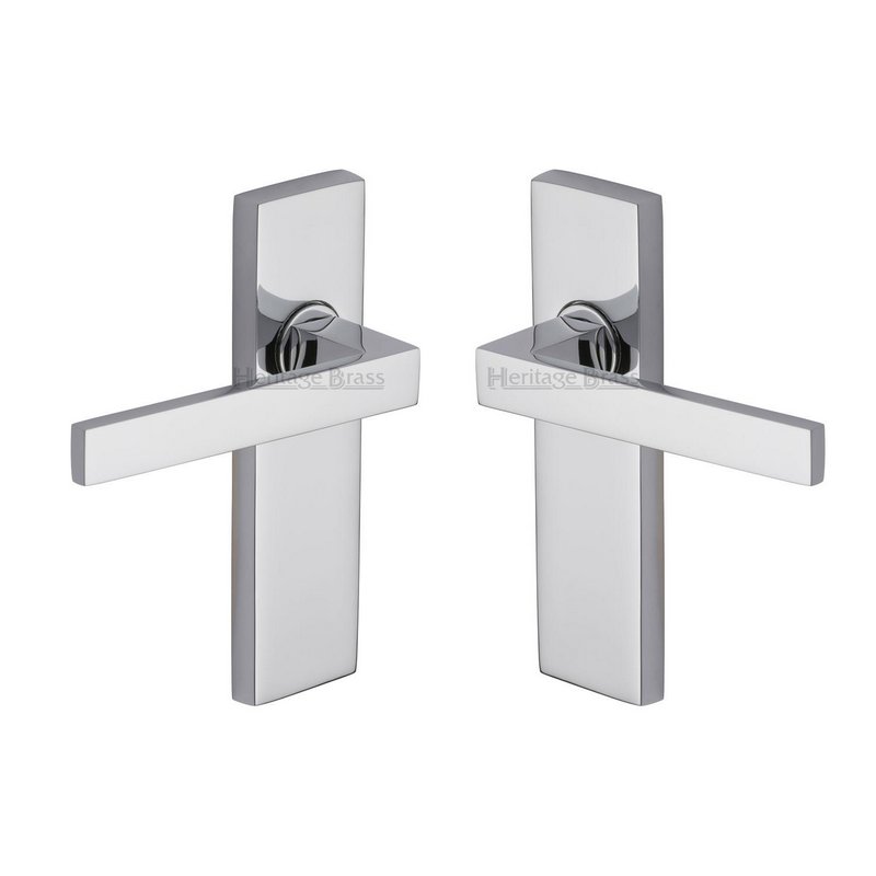 Delta Door Handle on Plate - DEL6010-PC