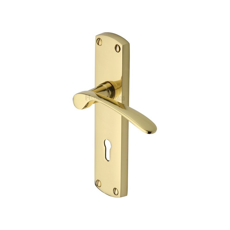 Diplomat Door Handle on Plate - DIP7800-PB