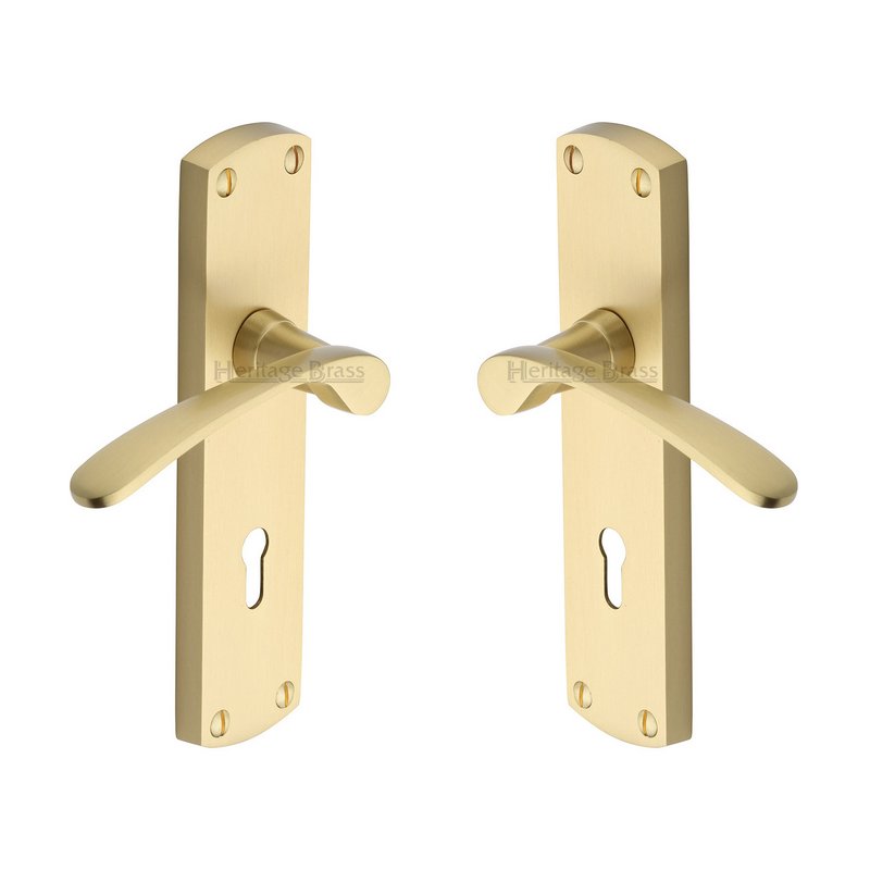 Diplomat Door Handle on Plate - DIP7800-SB
