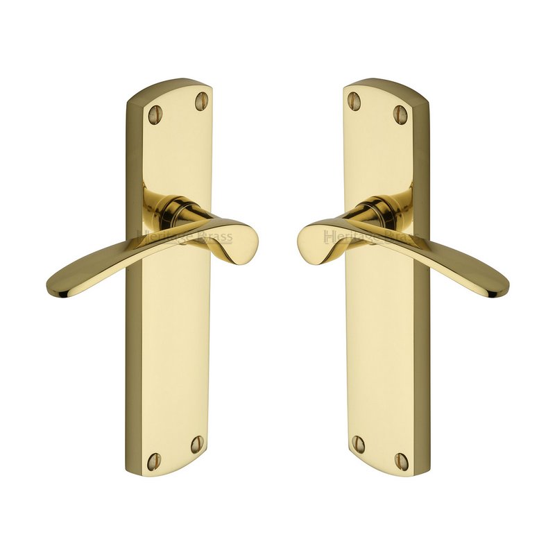Diplomat Door Handle on Plate - DIP7810-PB
