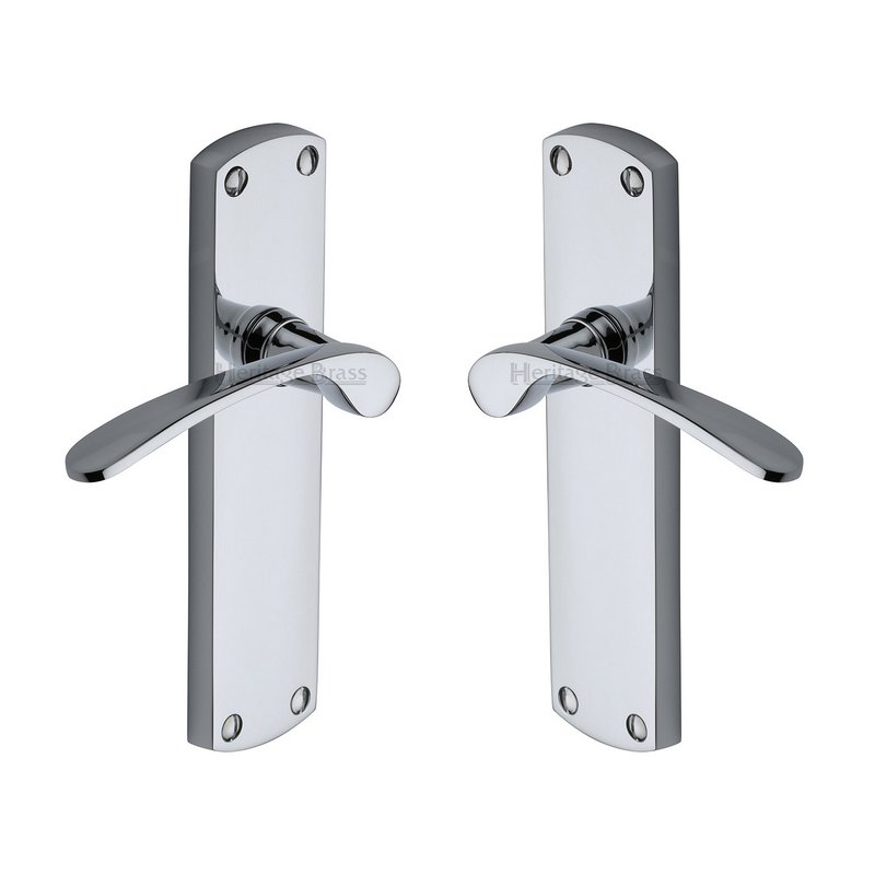 Diplomat Door Handle on Plate - DIP7810-PC