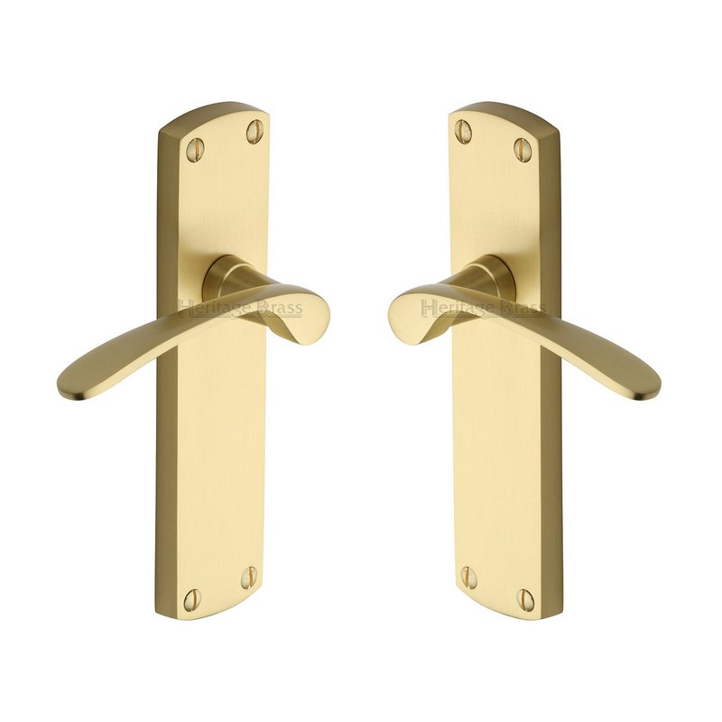 Diplomat Door Handle on Plate - DIP7810-SB