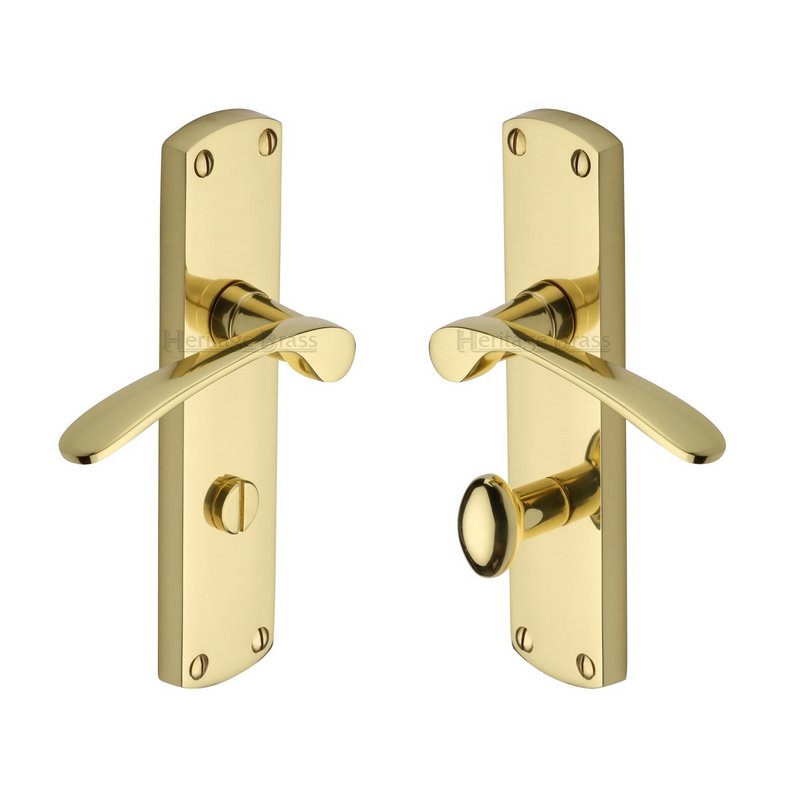 Diplomat Door Handle on Plate - DIP7830-PB