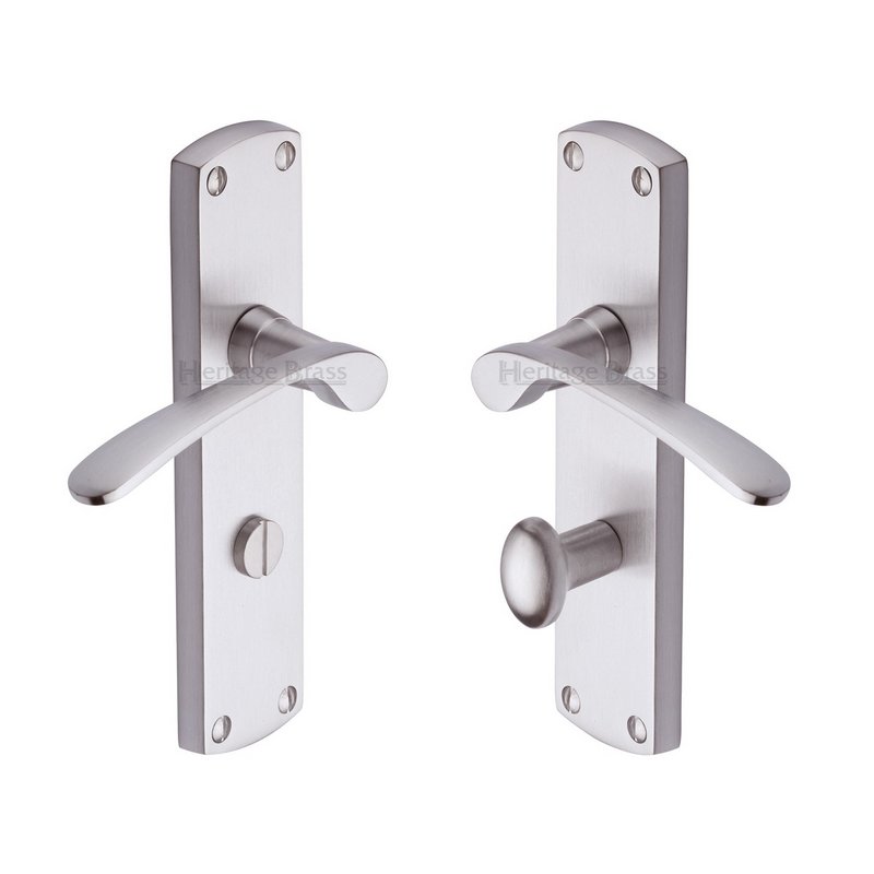 Diplomat Door Handle on Plate - DIP7830-SN