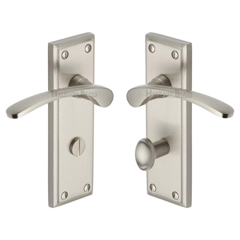Hilton Door Handle on Plate - HIL8630-SN