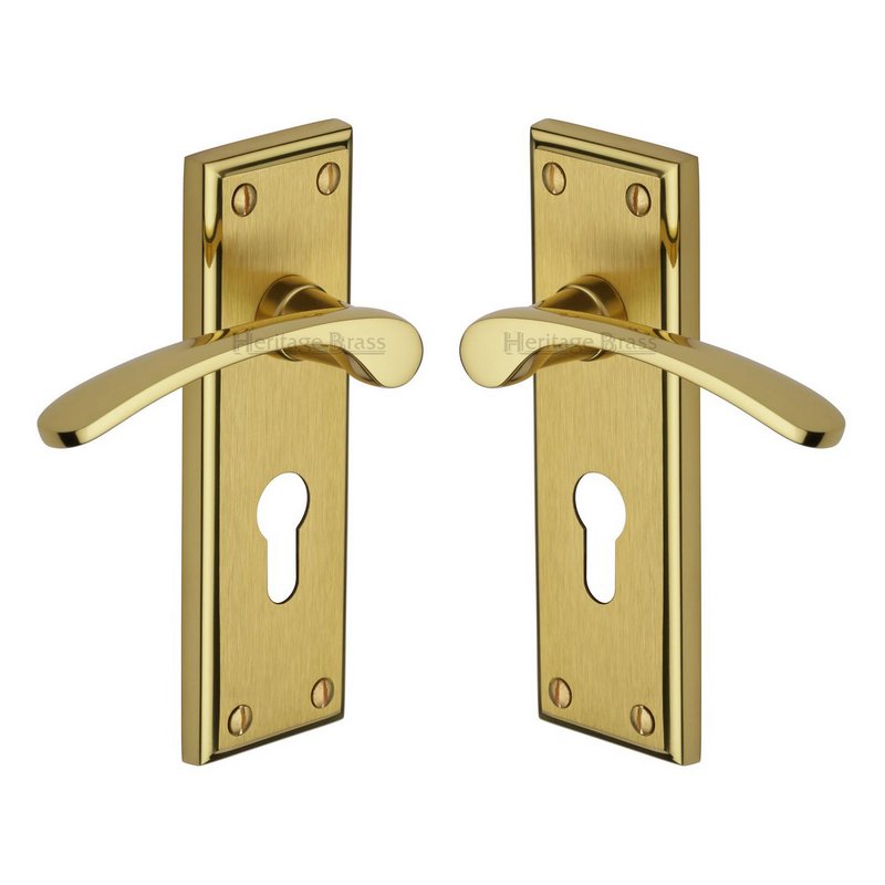 Hilton Door Handle on Plate - HIL8648-MF