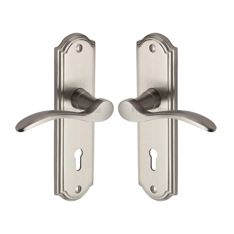 Howard Door Handle on Plate - HOW1300-SN