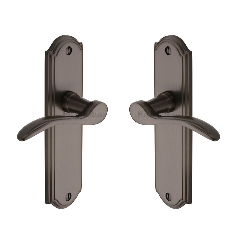 Howard Door Handle on Plate - HOW1310-MB