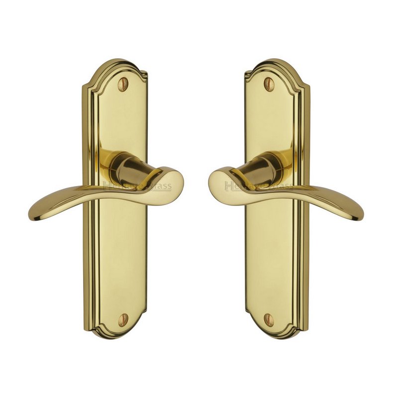 Howard Door Handle on Plate - HOW1310-PB