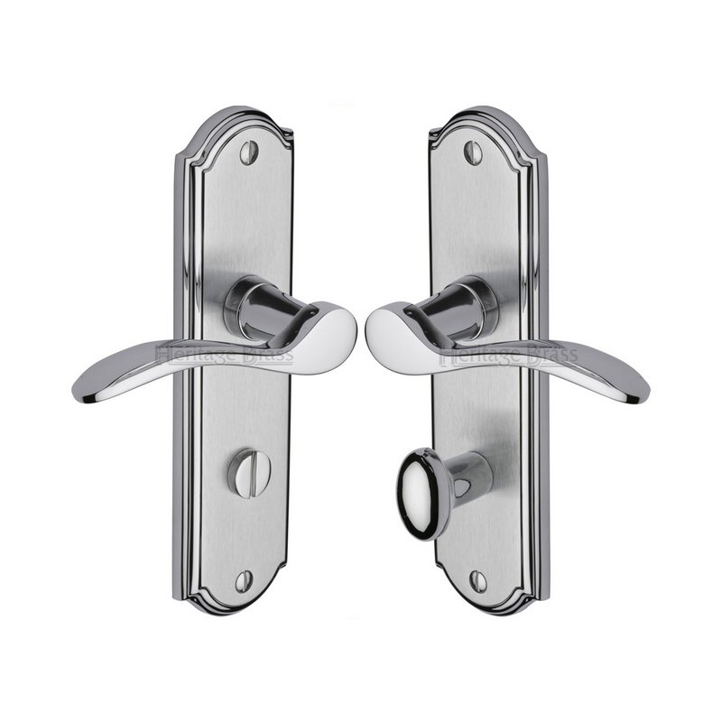 Howard Door Handle on Plate - HOW1330-AP